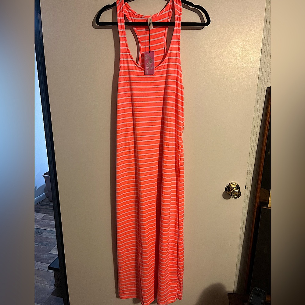 NWT women’s bright coral sundress